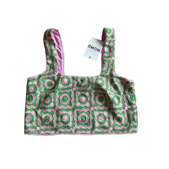 Show Me Your Mumu Hemline Exclusive Tara Crop Top Size S - Picture 6 of 7